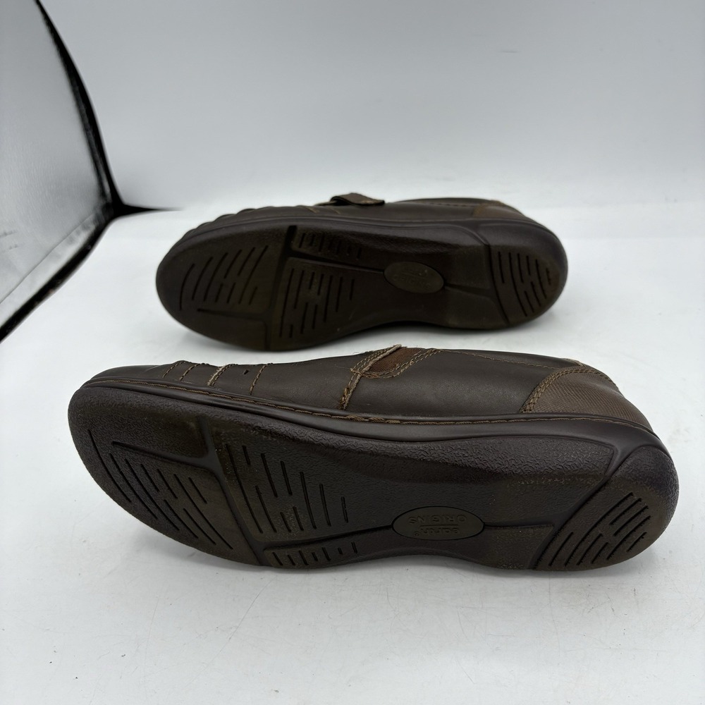 Earth Origins Shoes‎ Womens Size 7.5 M Glendale Gabrielle Brown Leather Loafers - Picture 10 of 10
